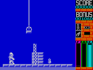 High Steel screenshot 2 for ZX Spectrum